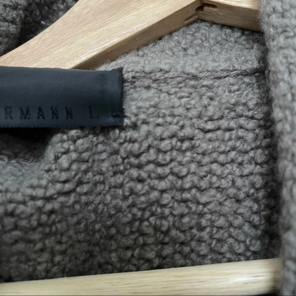 Taupe Asymmetrical Knit Vest - Picture 9 of 13